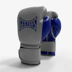 Geezers Hammer Training/Spar Boxing Gloves 2.0 - Velcro -Venum Sales velcro grey blue
