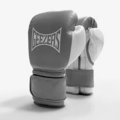 Geezers Hammer Training/Spar Boxing Gloves 2.0 - Velcro -Venum Sales velcro grey white
