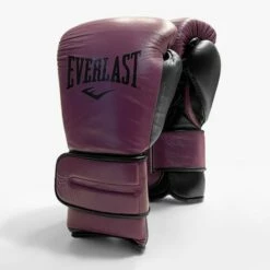 Everlast Powerlock2 Pro Training Boxing Gloves - Hook & Loop -Venum Sales velcro purple