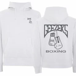 Geezers Hoodie Gloves Back Logo 8 Geezers Hoodie Gloves Back Logo -Venum Sales white grey hoodie 1