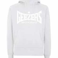 Geezers Heavy Weight Hoodie Large Logo -Venum Sales white white hoodie 3