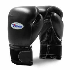Winning MS Training Velcro Boxing Gloves -Venum Sales winning boxing gloves velcro black