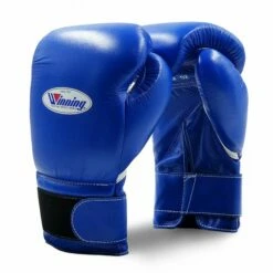 Winning MS Training Velcro Boxing Gloves -Venum Sales winning boxing gloves velcro blue